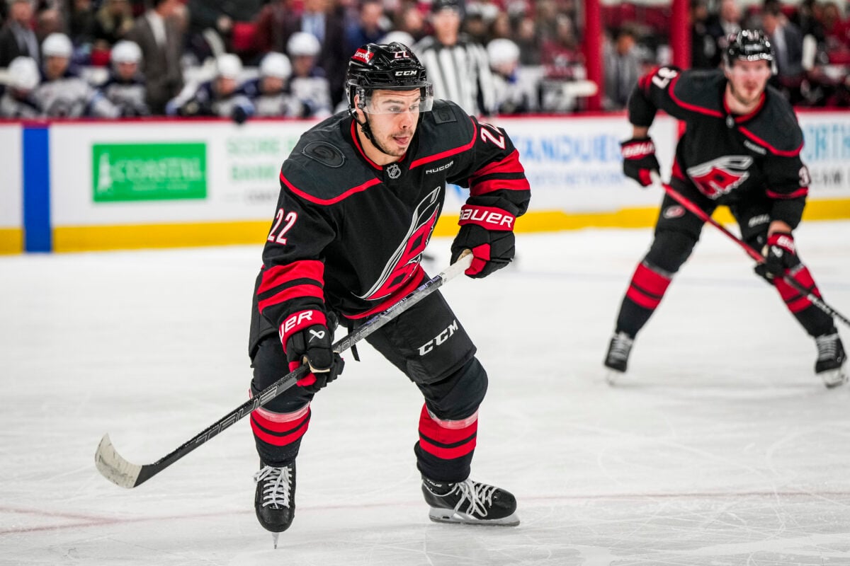 Logan Stankoven Carolina Hurricanes