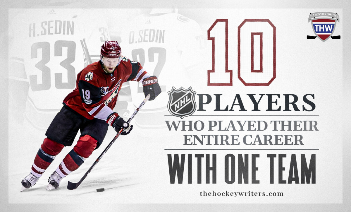 10 NHL Players Who Played Their Entire Career With One Team Daniel Sedin, Henrik Sedin, Shane Doan