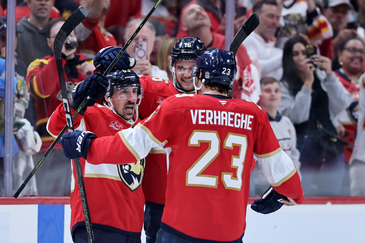 Brad Marchand Aleksander Barkov Carter Verhaeghe Florida Panthers