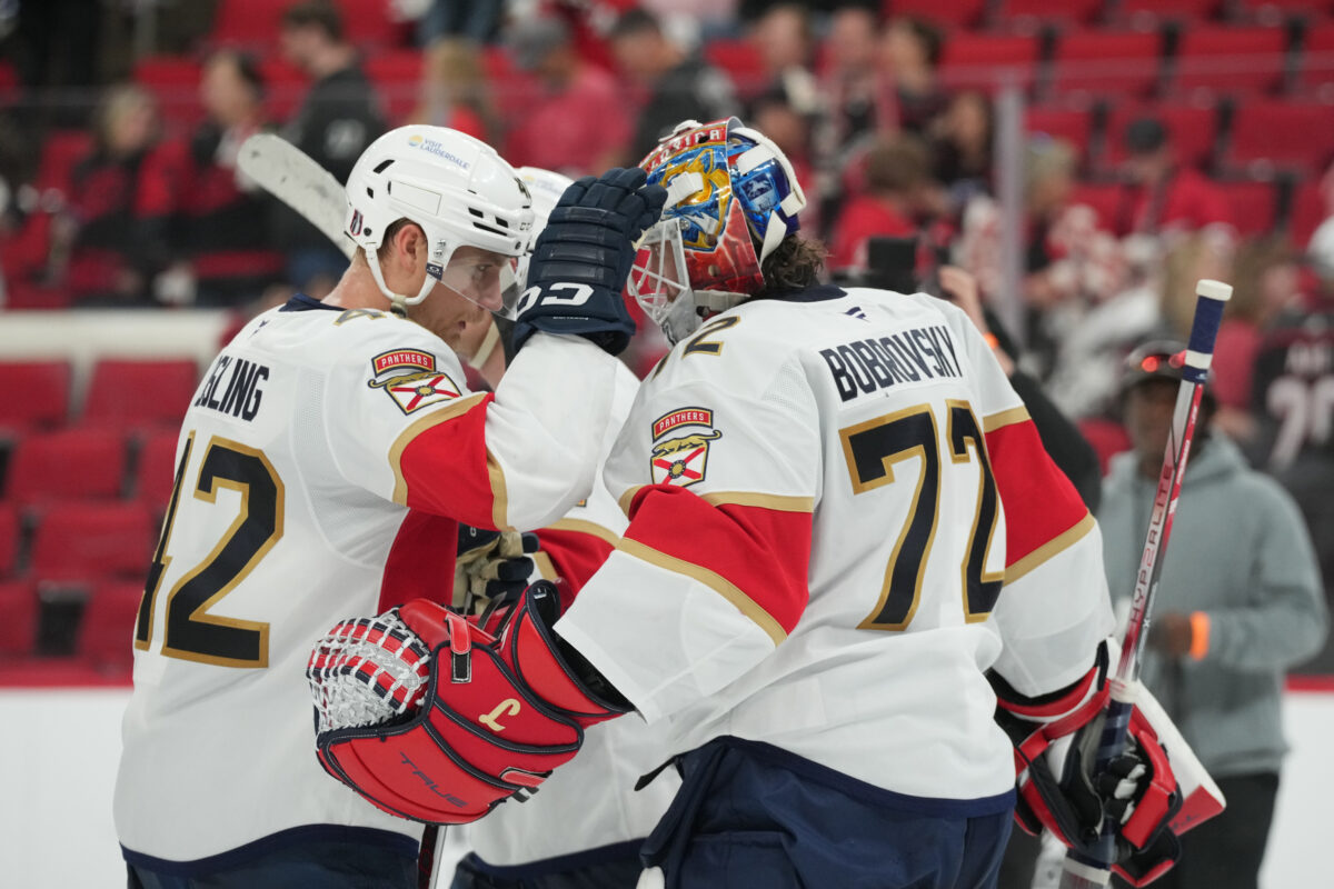 Sergei Bobrovsky Gustav Forsling Florida Panthers