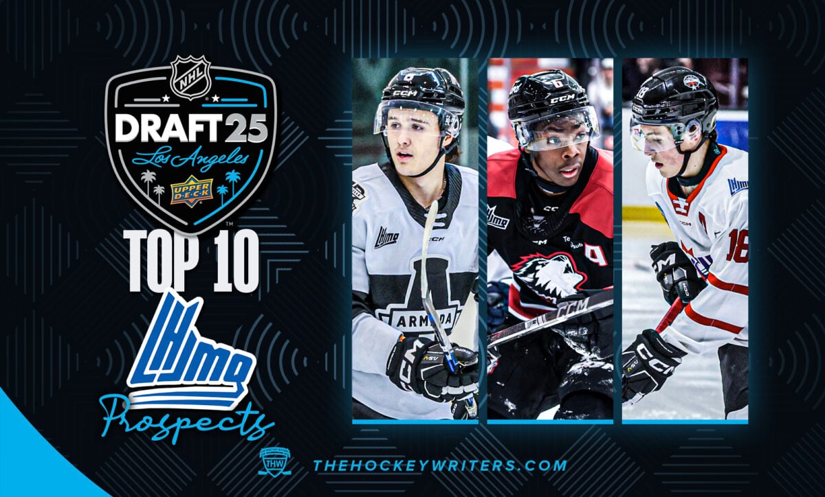 Top 10 QMJHL Prospects Caleb Desnoyers, Justin Carbonneau and Bill Zonnon