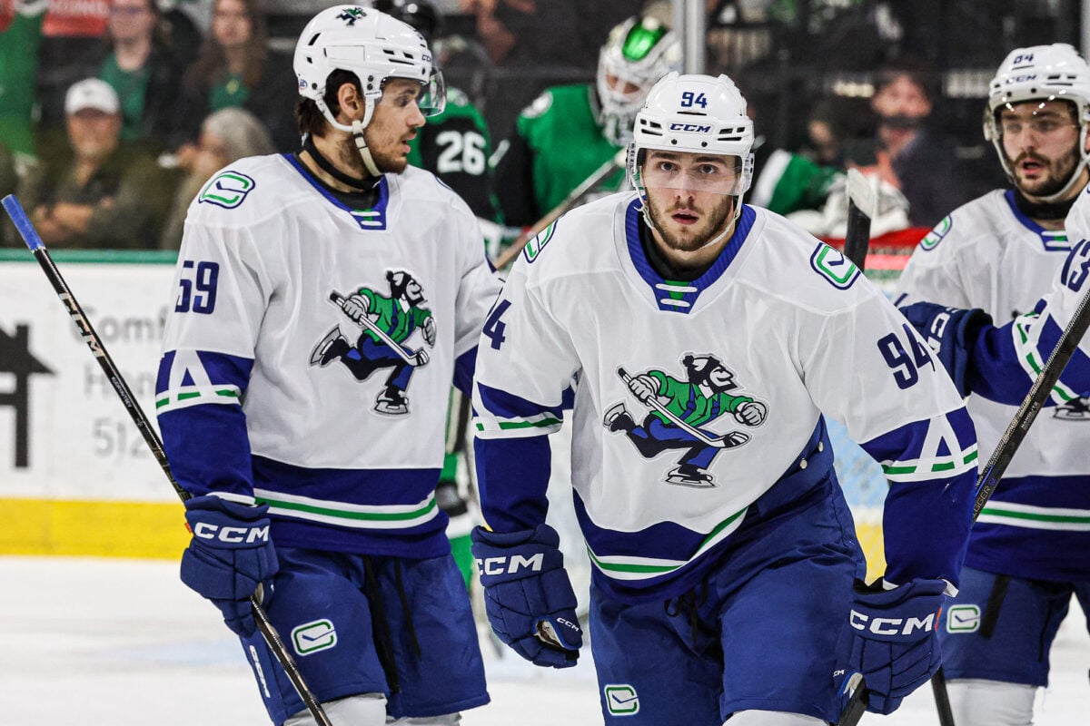 Linus Karlsson Abbotsford Canucks