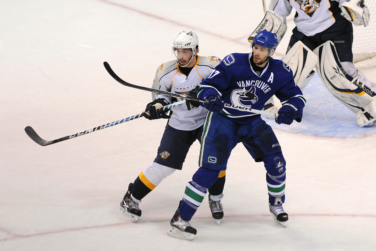 Ryan Kesler Vancouver Canucks