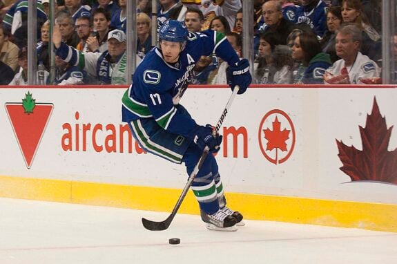 Canucks One-Hit Wonders: Ryan Kesler’s 41-Goal Season & Selke Trophy in 2010-11