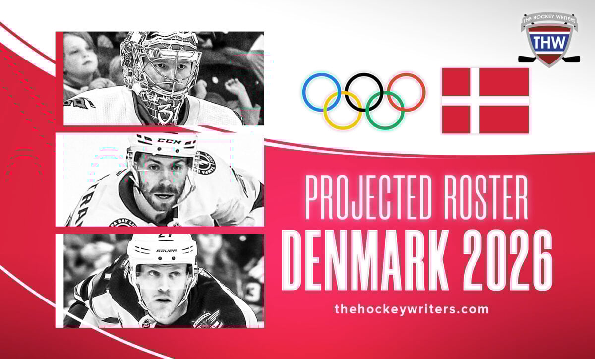 Olympics Projected Roster - Denmark 2026 Nikolaj Ehlers, Frederik Andersen and Oliver Bjorkstrand