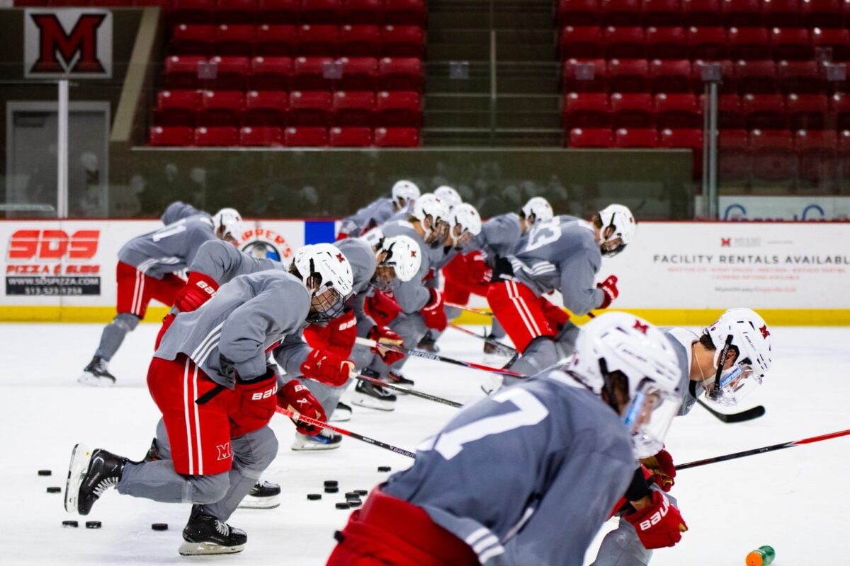 Miami RedHawks Practice