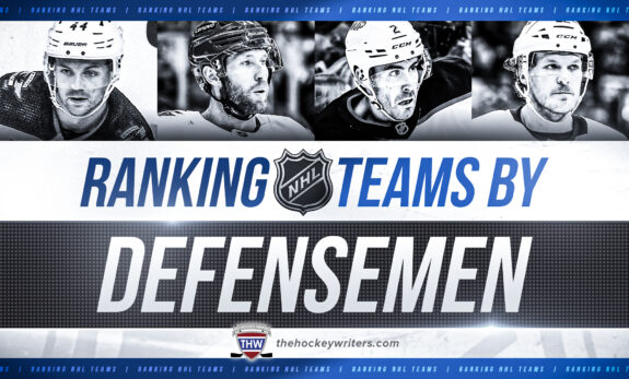Ranking NHL Teams By Defensemen