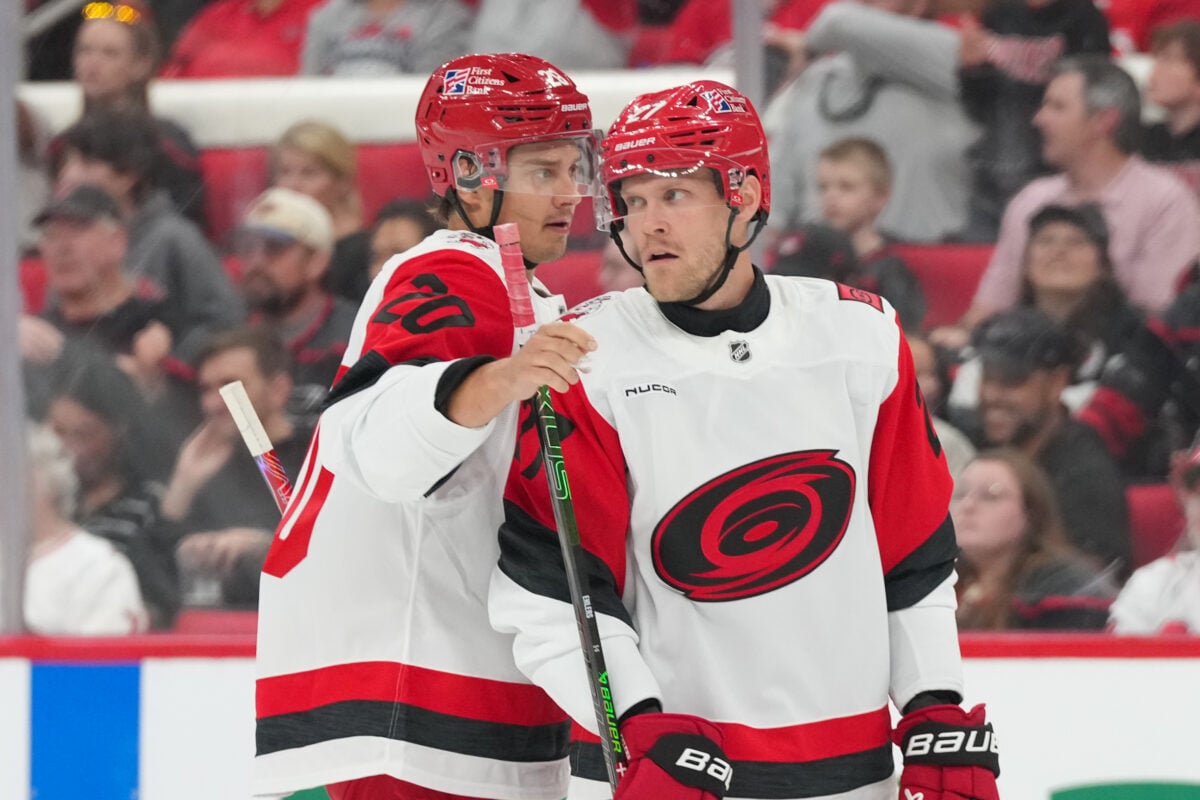 Sebastian Aho Nikolaj Ehlers Carolina Hurricanes