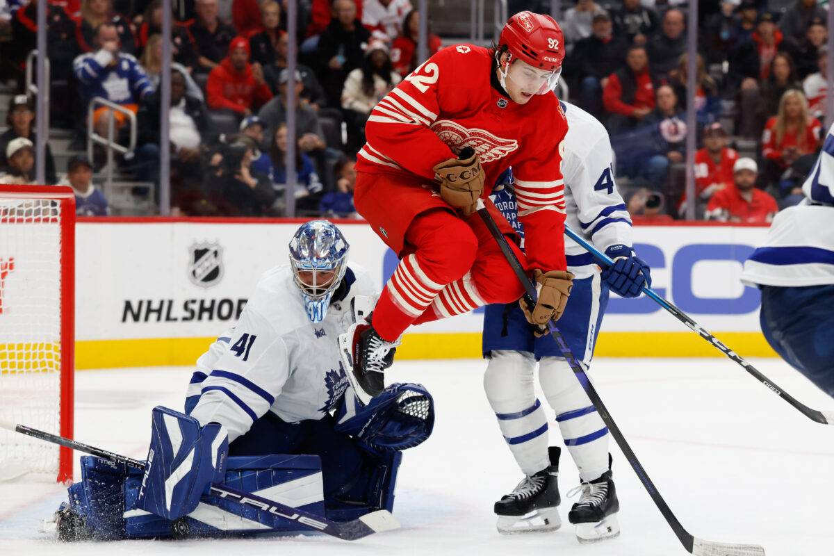 Anthony Stolarz Toronto Maple Leafs Marco Kasper Detroit Red Wings