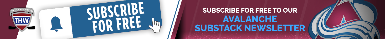 SUBSCRIBE FOR FREE TO OUR COLORADO AVALANCHE SUBSTACK NEWSLETTER
