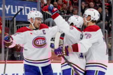 Suzuki Scores Historic 100th Point as Canadiens Eliminate Islanders