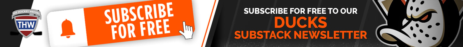 SUBSCRIBE FOR FREE TO OUR ANAHEIM DUCKS SUBSTACK NEWSLETTER
