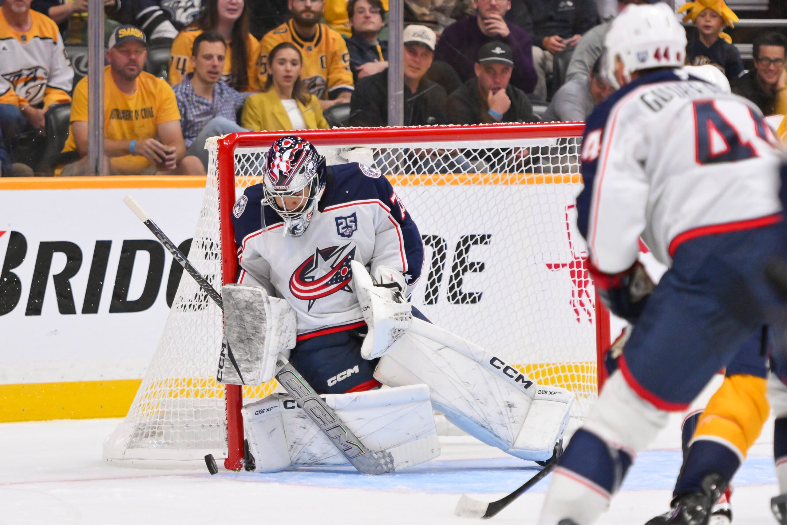 Blue Jackets Messy Merzlikins Contract Complicates Their Goaltending