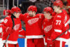 Dylan Larkin Detroit Red Wings Celebration