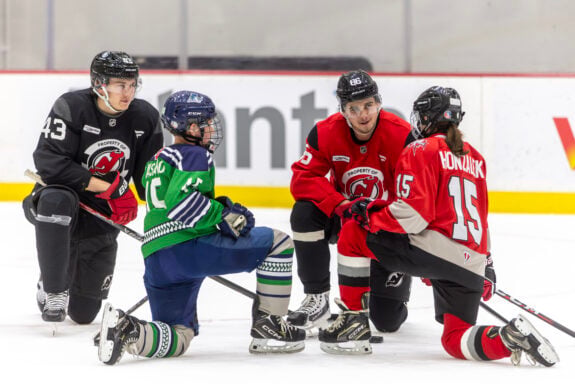 Devils Making a Difference at Hockey in New Jersey’s Playing it Forward Gala