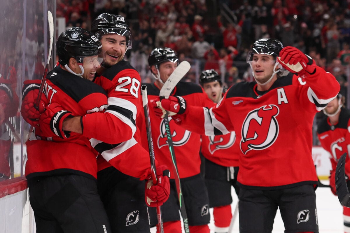 New Jersey Devils Celebrate
