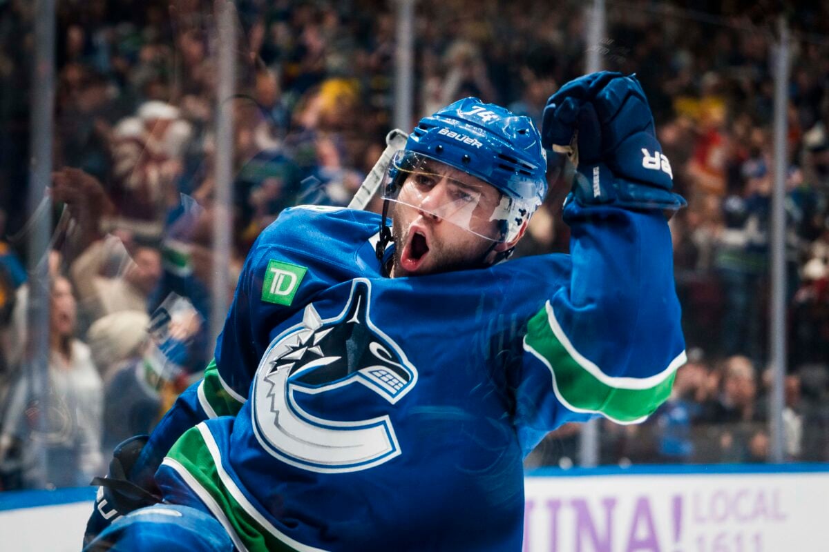 Jake DeBrusk Vancouver Canucks