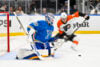 Jordan Binnington St. Louis Blues Owen Tippett Philadelphia Flyers