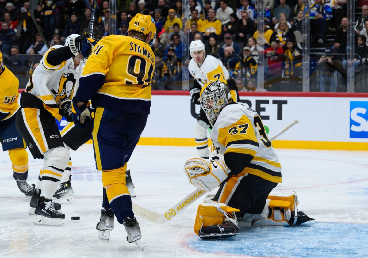 Arturs Silovs Pittsburgh Penguins Steven Stamkos Nashville Predators