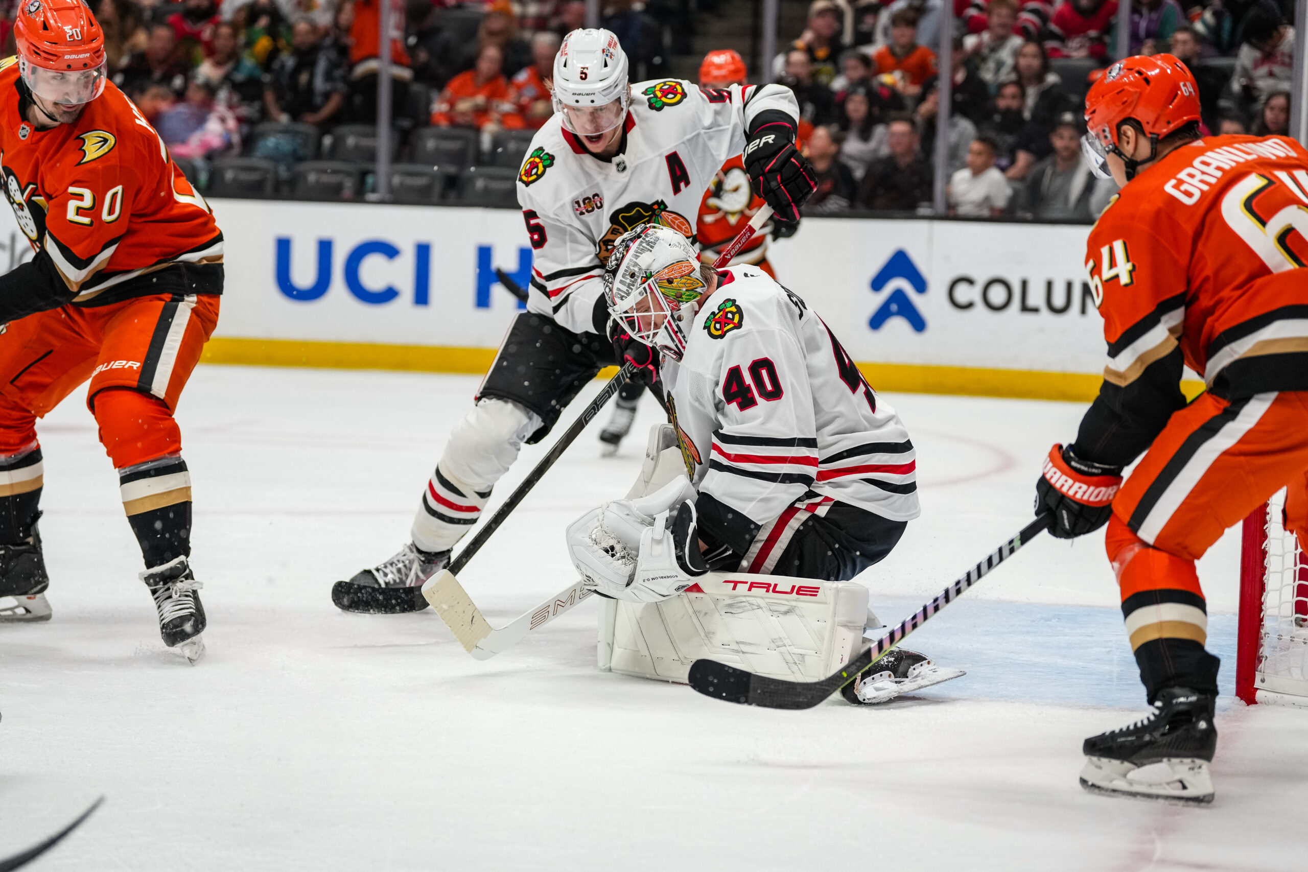 Ducks' 53-Shot Effort Leads to 7-1 Win Over Blackhawks - The