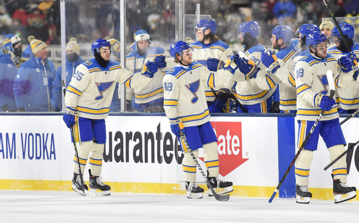 St. Louis Blues Celebrate 2022 Winter Classic