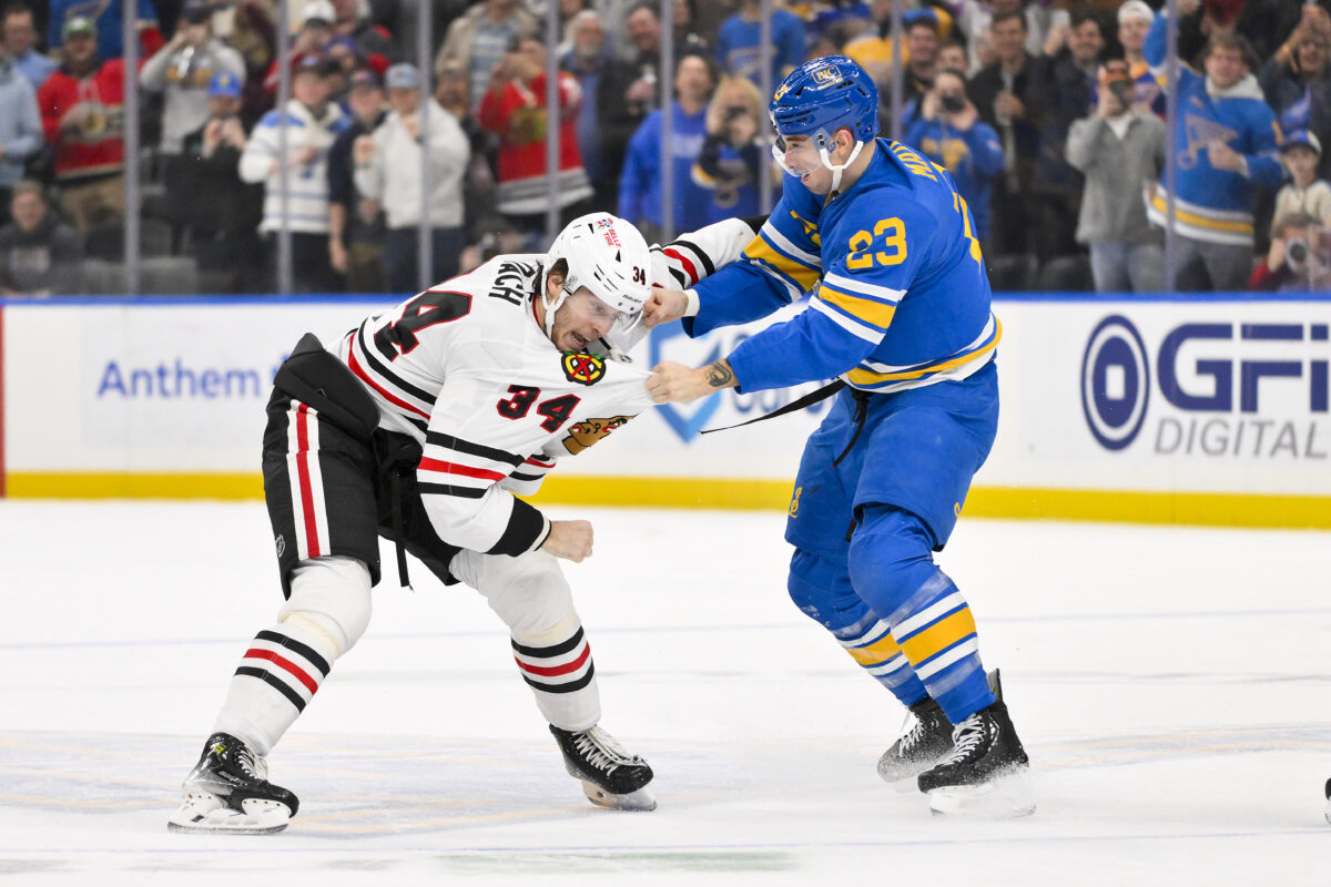 Colton Dach Chicago Blackhawks Logan Mailloux St. Louis Blues