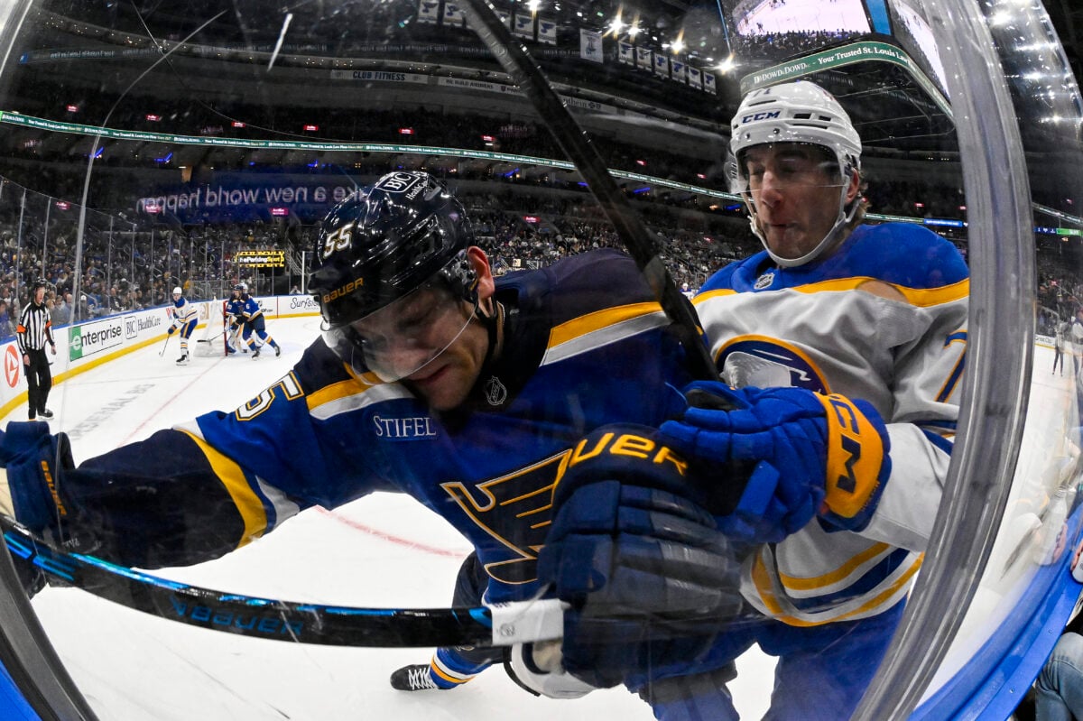 Colton Parayko St. Louis Blues Ryan McLeod Buffalo Sabres