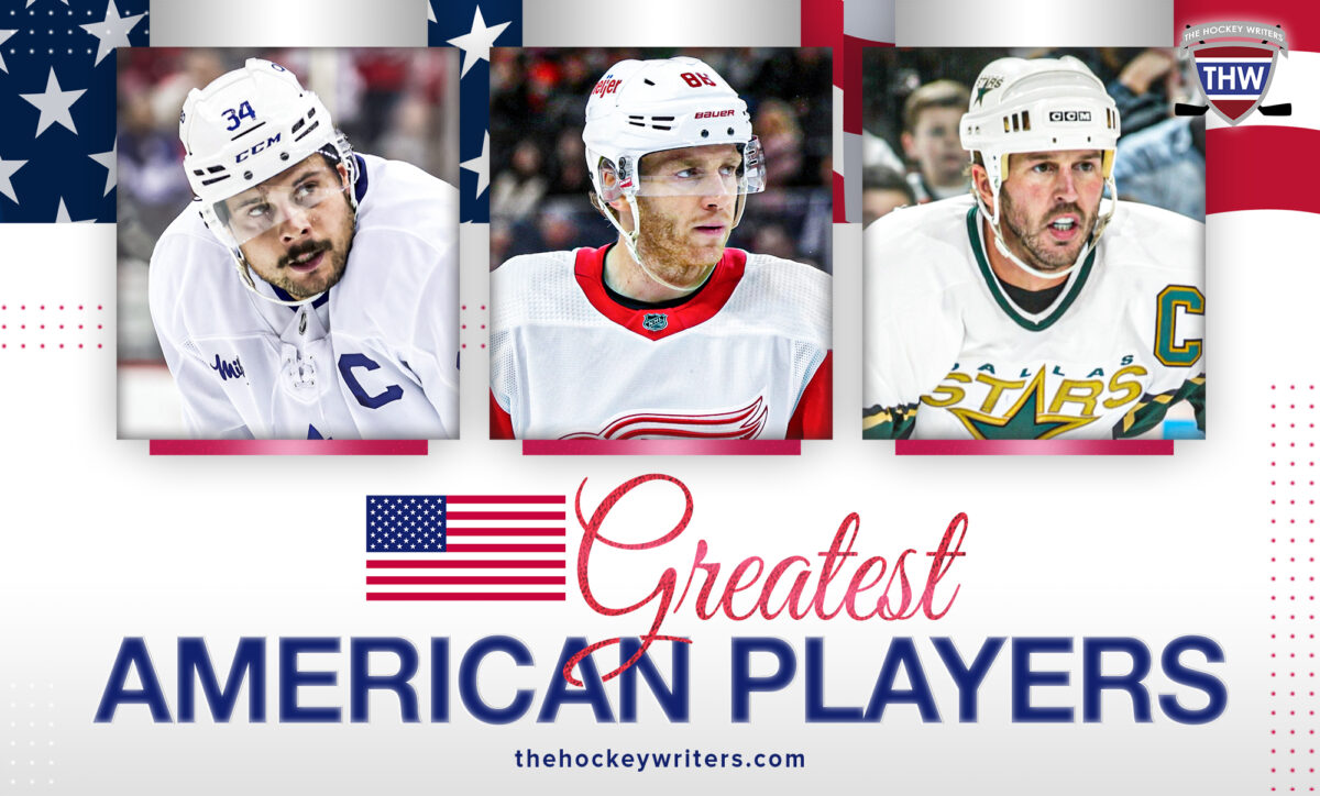 Greatest American Players Auston Matthews, Patrick Kane, and Mike Modano