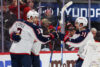 Miles Wood Charlie Coyle Columbus Blue Jackets