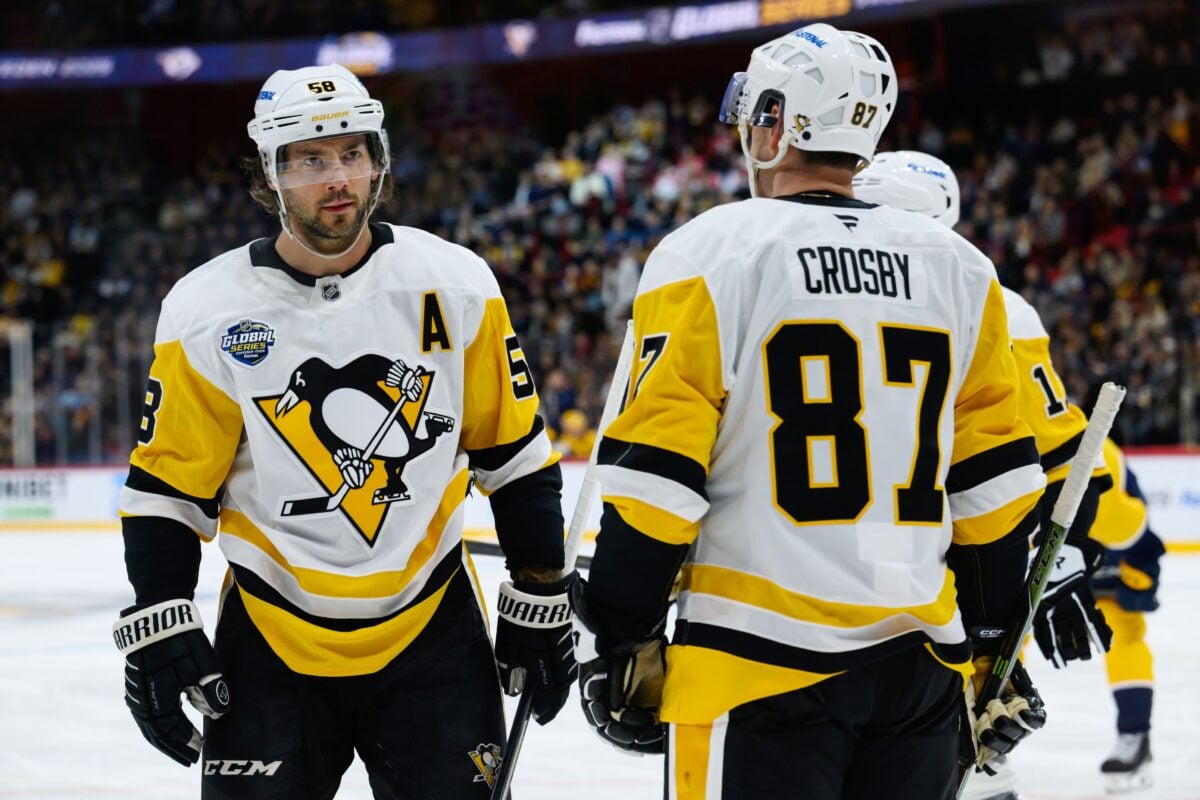 Pittsburgh Penguins Kris Letang Sidney Crosby