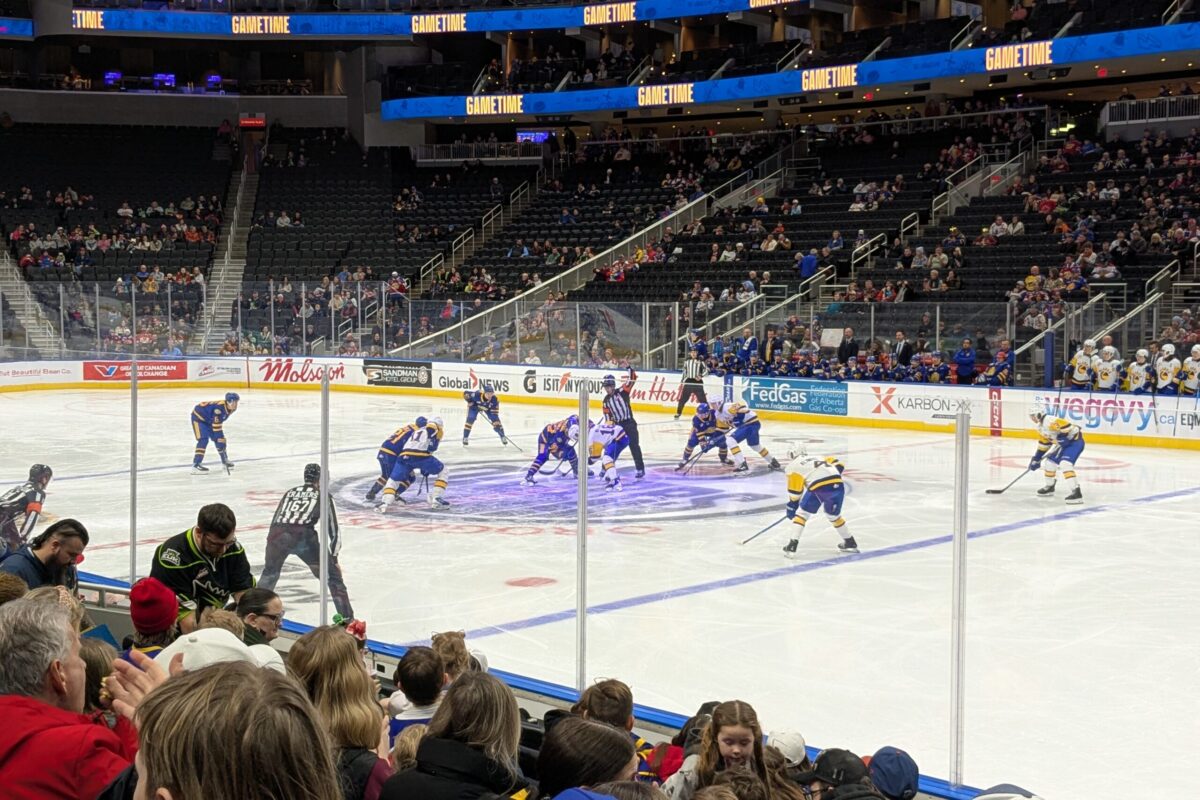 Edmonton Oil Kings versus the Saskatoon Blades at Rogers Place, Edmonton