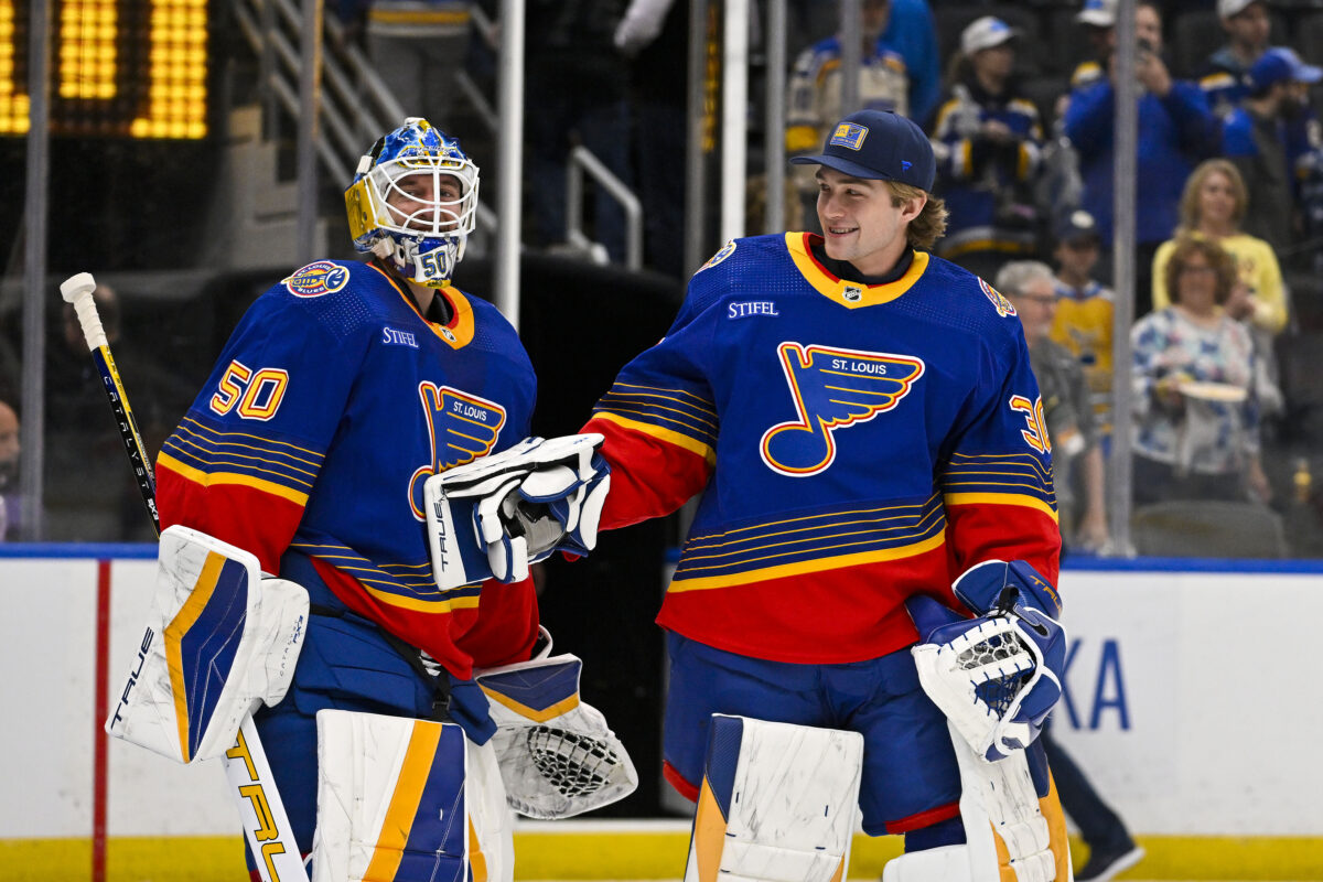 Jordan Binnington Joel Hofer St. Louis Blues