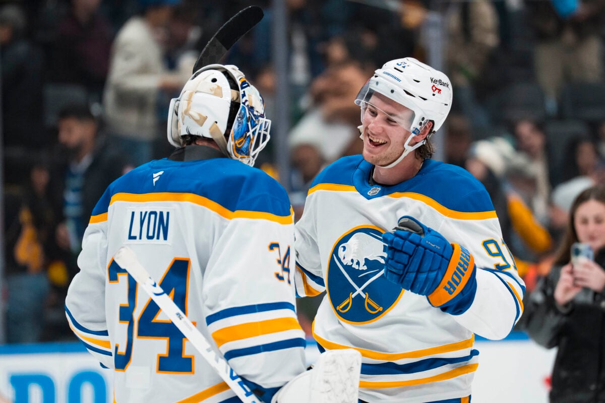 Josh Doan Alex Lyon Buffalo Sabres