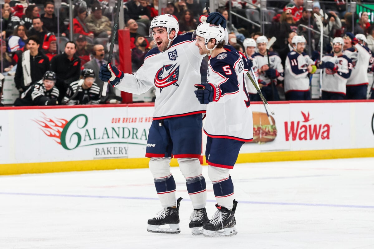 Dante Fabbro Denton Mateychuk Columbus Blue Jackets