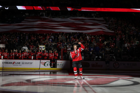 Devils’ Jack Hughes Nominated for King Clancy Trophy