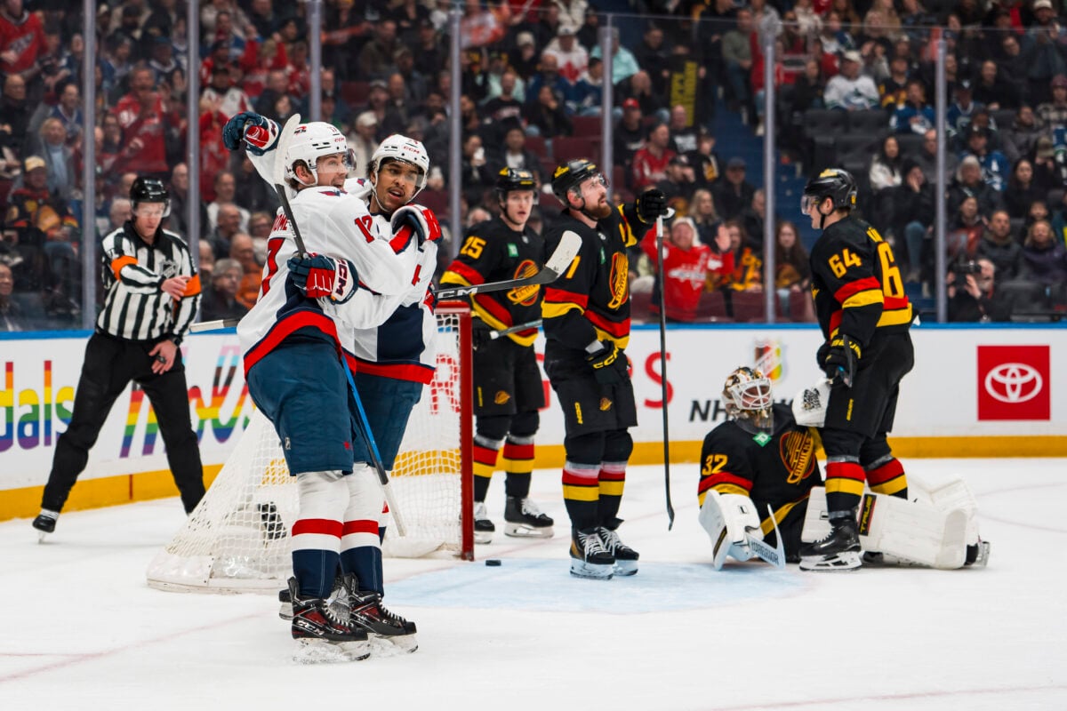 Dylan Strome Justin Sourdif Washington Capitals