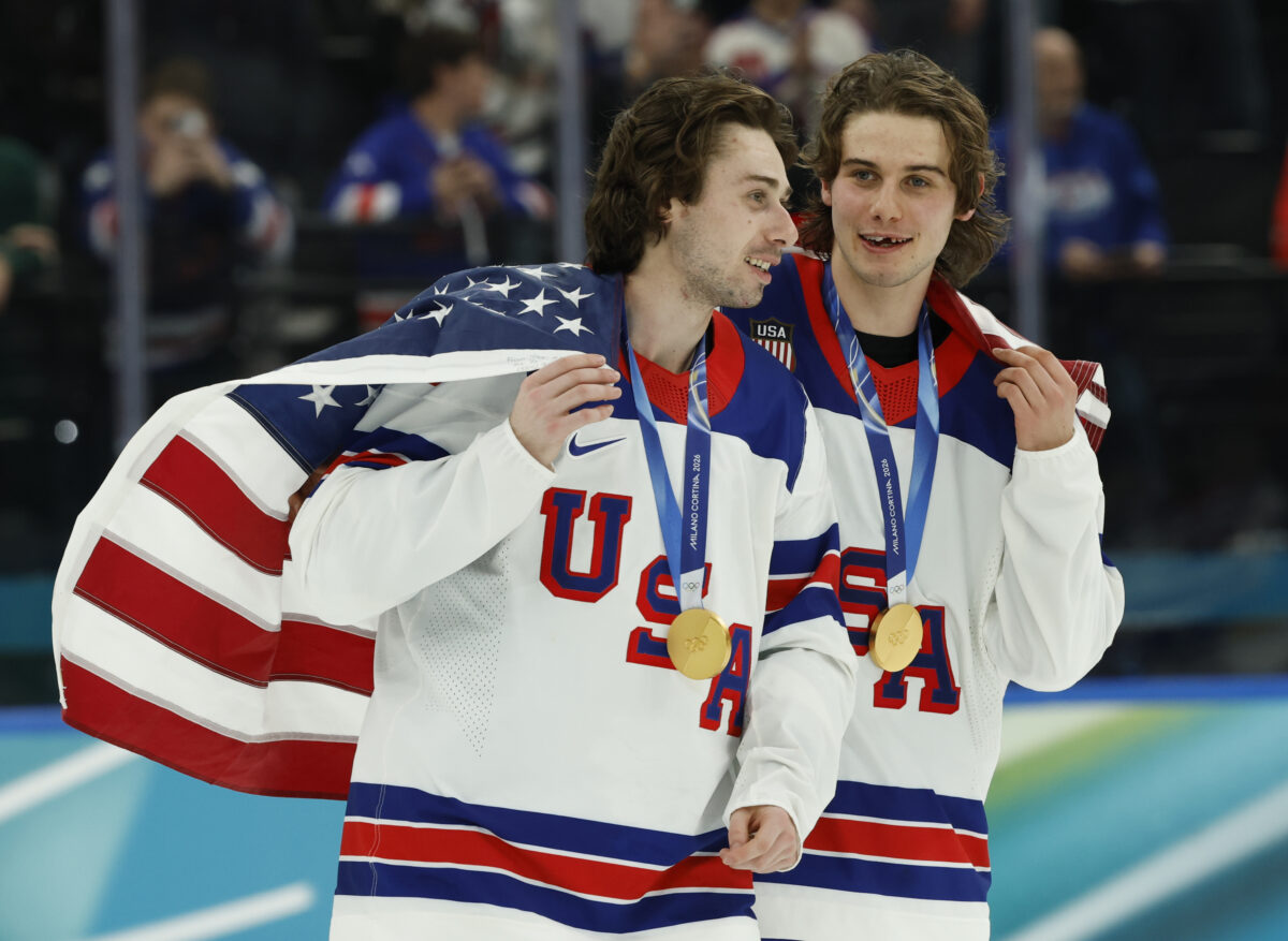 Quinn Hughes Jack Hughes Team USA