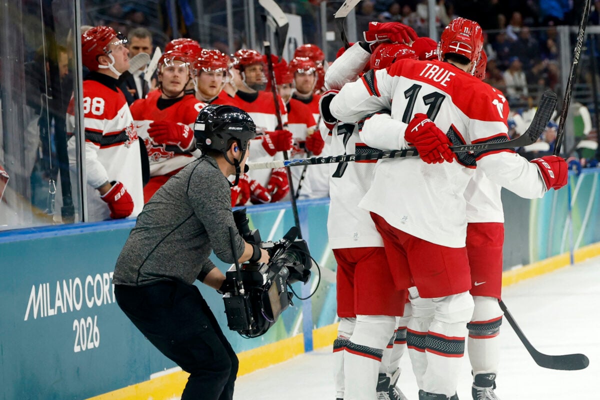 Team Denmark Celebrates