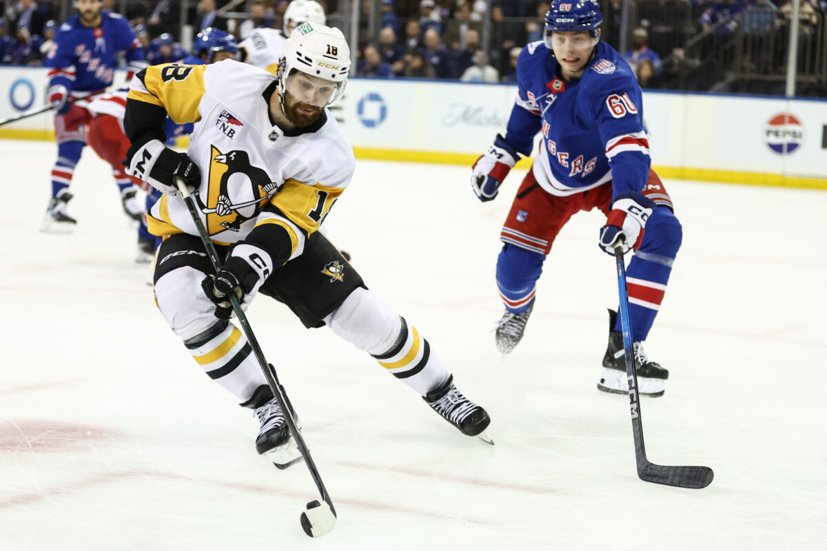 Tommy Novak Pittsburgh Penguins Scott Morrow New York Rangers