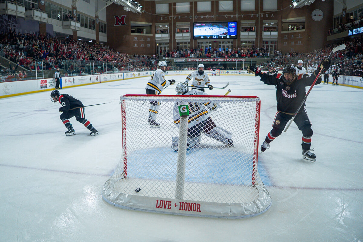 David Deputy Overtime Winner, Miami RedHawks (Will Miklautsch/Miami Athletics)