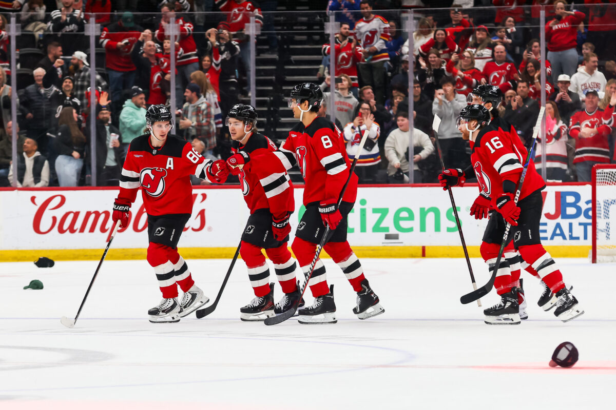 New Jersey Devils Celebrate