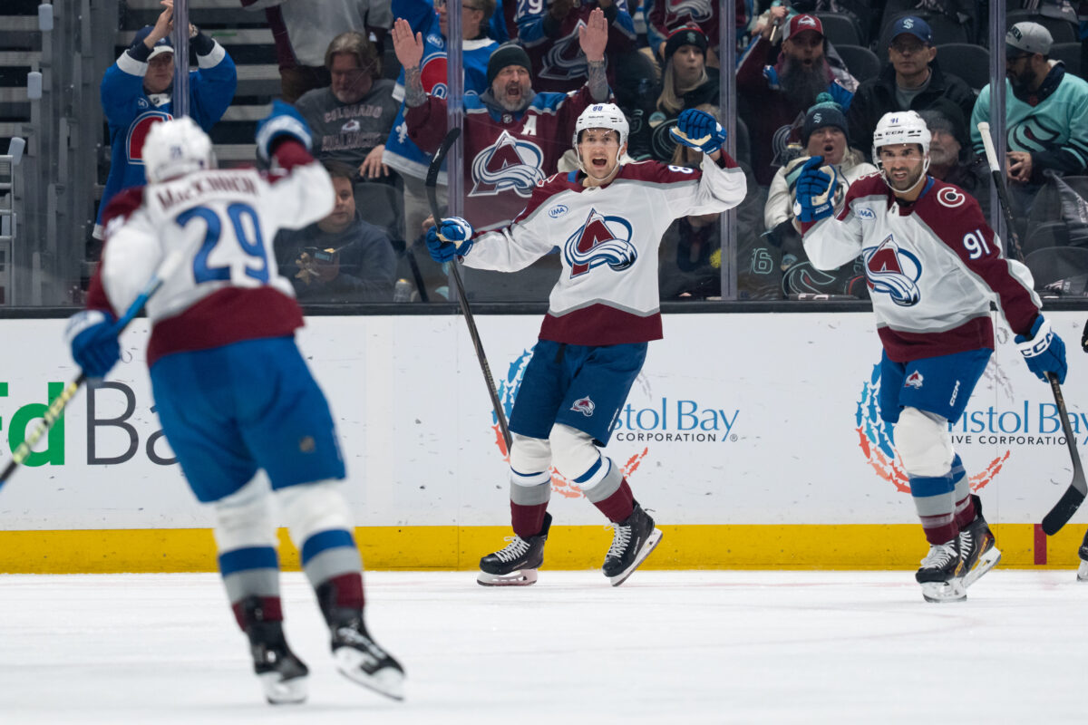 Martin Necas Nazem Kadri Colorado Avalanche