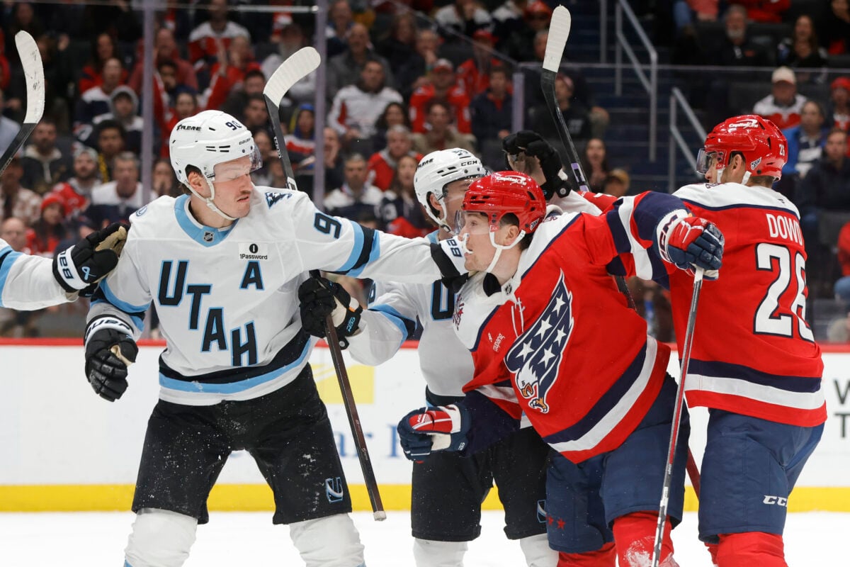 Mikhail Sergachev Utah Mammoth Ryan Leonard Washington Capitals