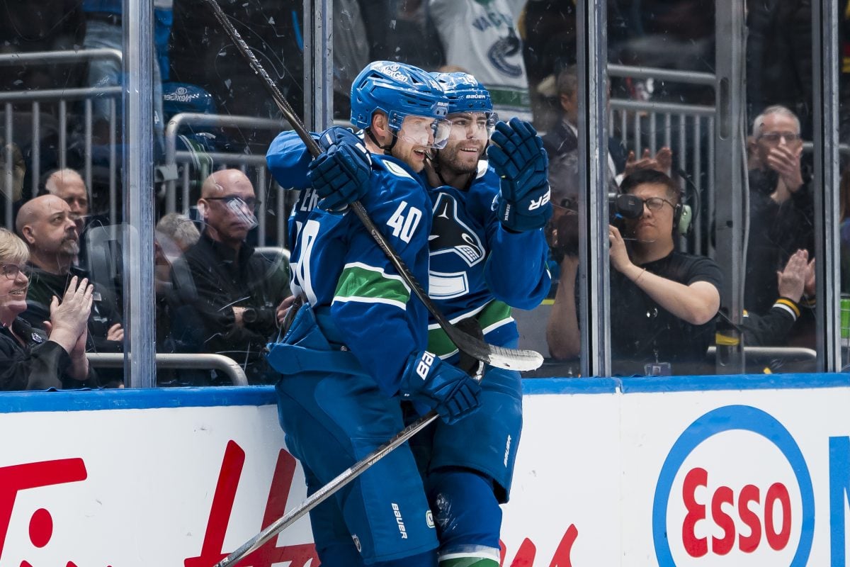 Elias Pettersson Jake DeBrusk Vancouver Canucks