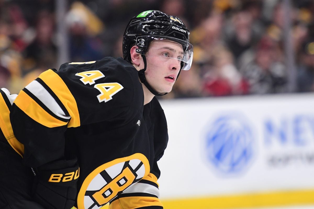 James Hagens Boston Bruins