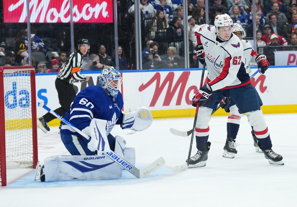 Joseph Woll Toronto Maple Leafs Ilya Protas Washington Capitals