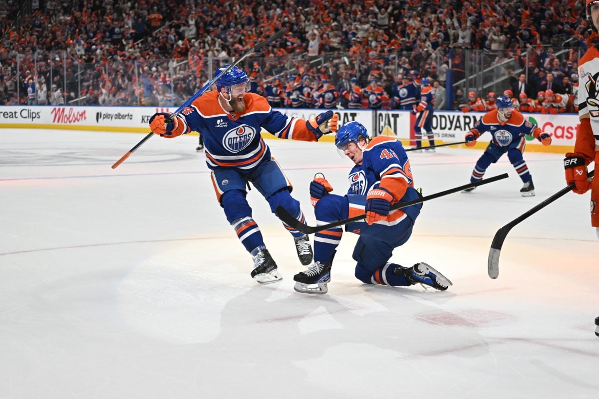 Kasperi Kapanen Mattias Ekholm Edmonton Oilers