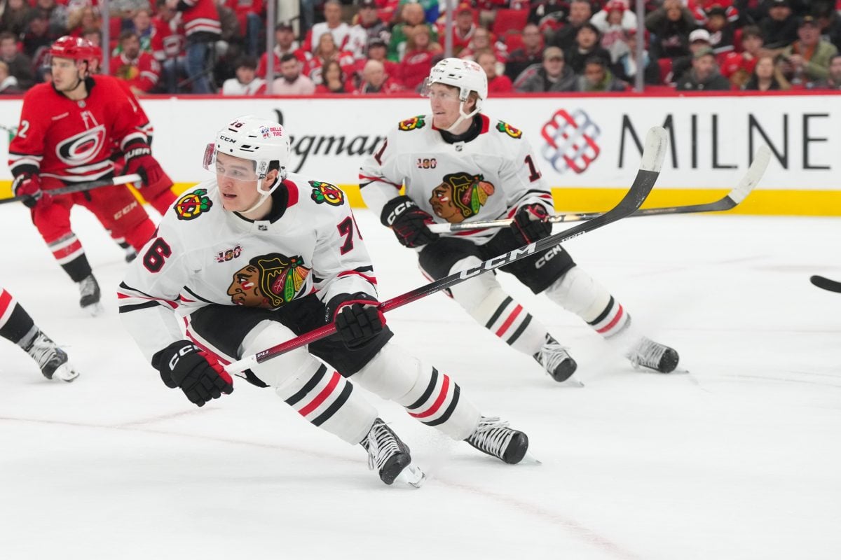 Nick Lardis, Oliver Moore, Chicago Blackhawks