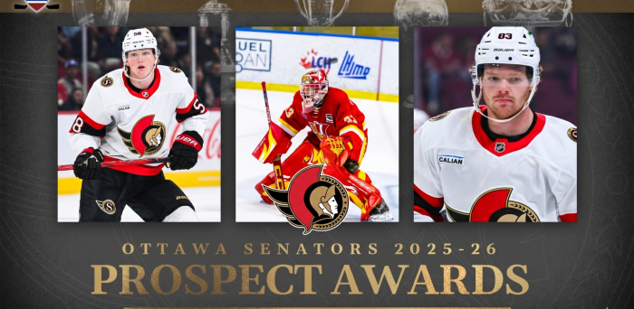 Ottawa Senators 2025-26 Prospect Awards
