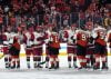Carolina Hurricanes Philadelphia Flyers Handshake